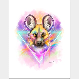 Watercolor Painted Dog Posters and Art